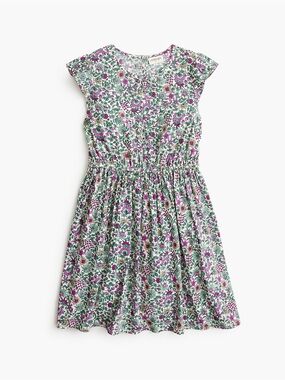 NWT Crewcuts Size 8 Floral Bow Front Flutter Dress